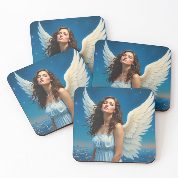 Item preview, Celestial Angel of Radiance – Dreamy Spiritual Watercolor Artwork designed and sold by Heavenly Resonance.