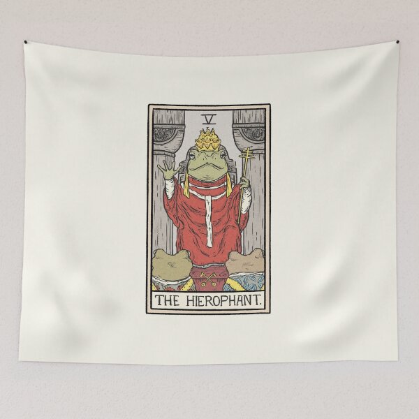 Item preview, The Hierophant Toad Tarot designed and sold by Jewelia Howard.