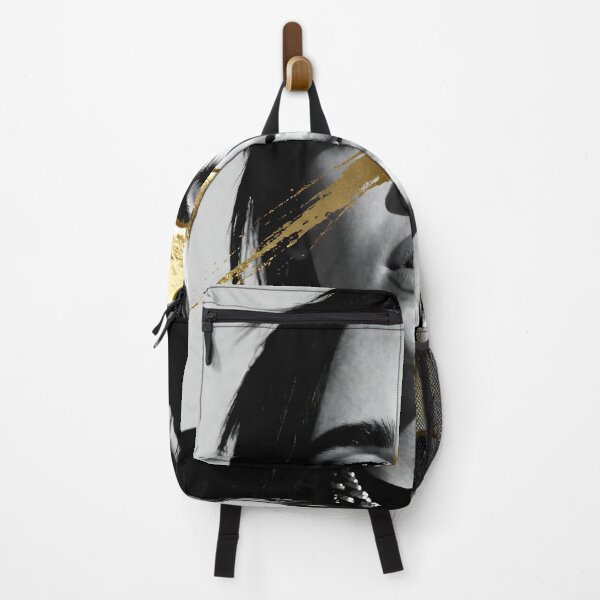 Item preview, Monochrome Eilish with Gold Splash designed and sold by iwzzuel.