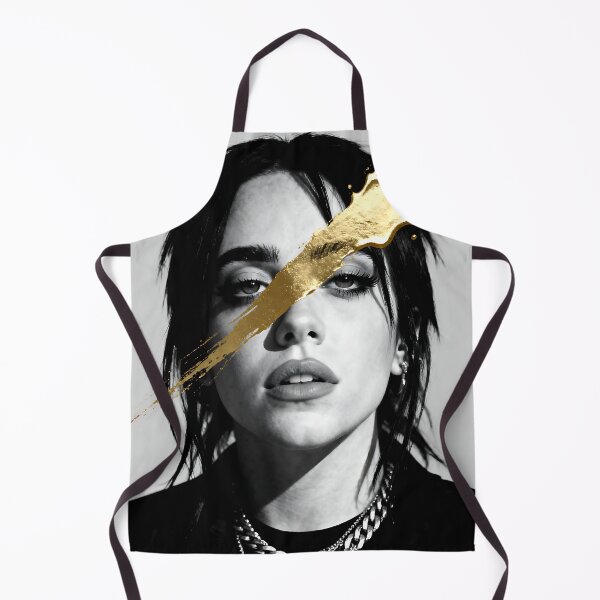 Item preview, Monochrome Eilish with Gold Splash designed and sold by iwzzuel.