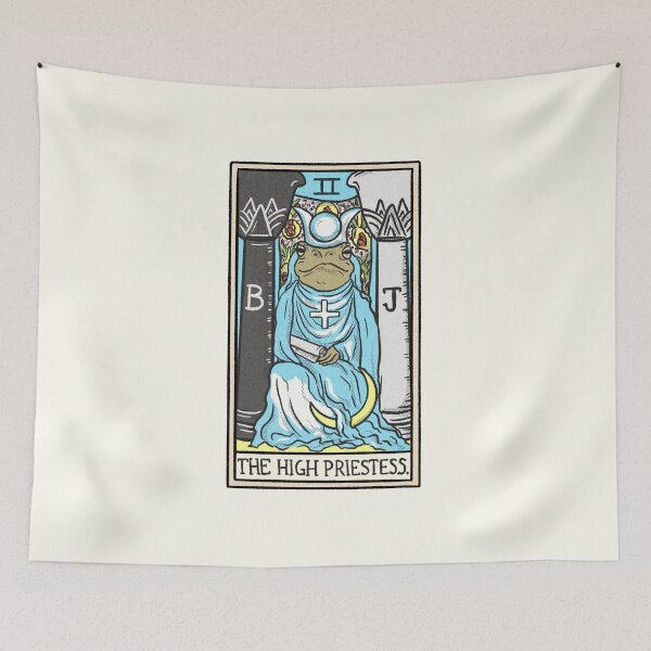 Item preview, The High Priestess Toad Tarot designed and sold by Jewelia Howard.