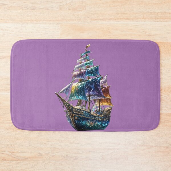Item preview, Crystalline sailing ship in the cosmic ocean. designed and sold by Mianku | Für das Leben.