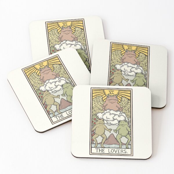 Item preview, The Lovers Toad Tarot designed and sold by Jewelia Howard.