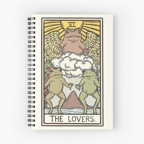 Item preview, The Lovers Toad Tarot designed and sold by Jewelia Howard.