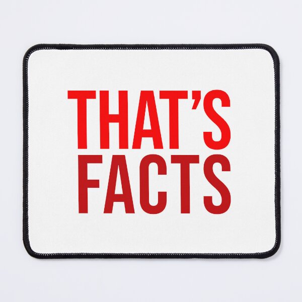 Item preview, That’s Facts, Red designed and sold by Memes N Lore .