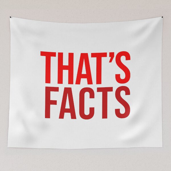 Item preview, That’s Facts, Red designed and sold by Memes N Lore .