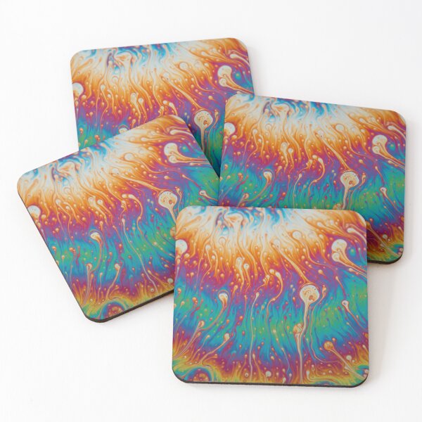 Item preview, Cosmic Rainbow Flames designed and sold by Kaleidoscope Print.