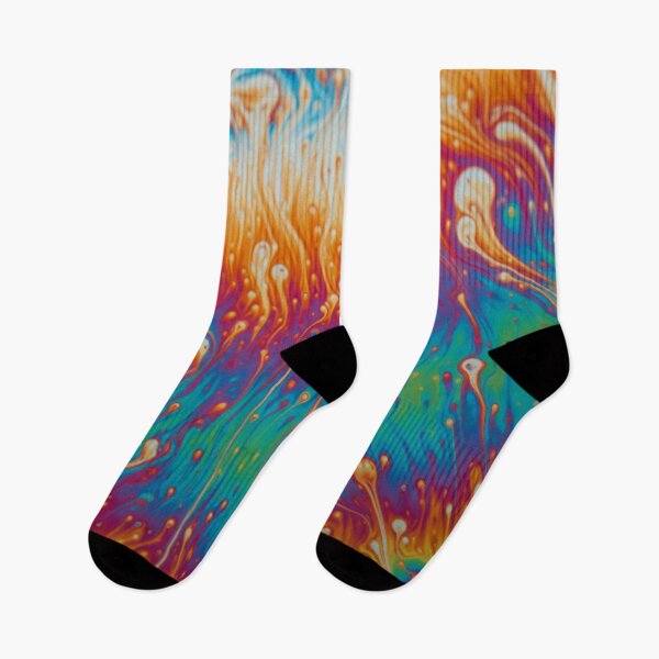 Item preview, Cosmic Rainbow Flames designed and sold by Kaleidoscope Print.