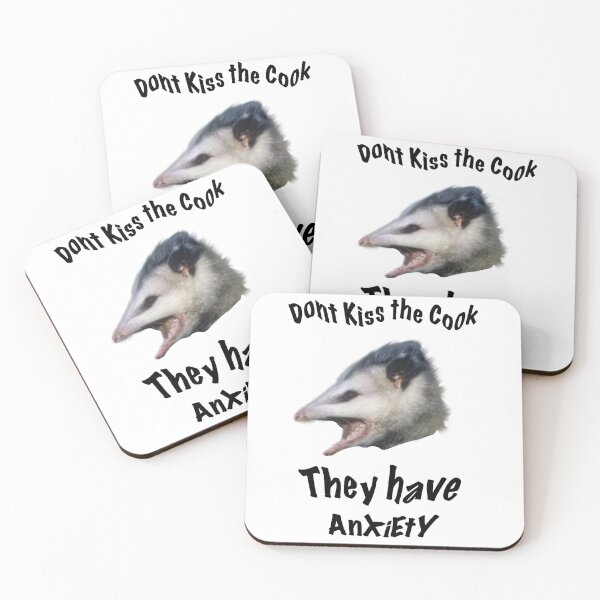 Item preview, Don’t kiss the cook, they have anxiety  designed and sold by Soft Croak Studio.