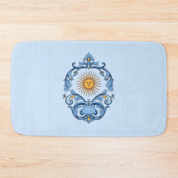 Item preview, Argentina Sun of May Ornamented Flag Fileteado Style designed and sold by KiwiRider.