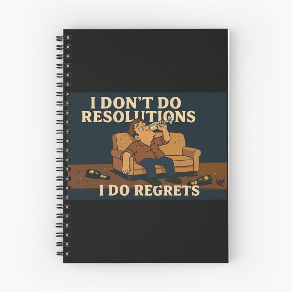 Item preview, I don't do resolutions, I do regrets designed and sold by Wildched Artistry.