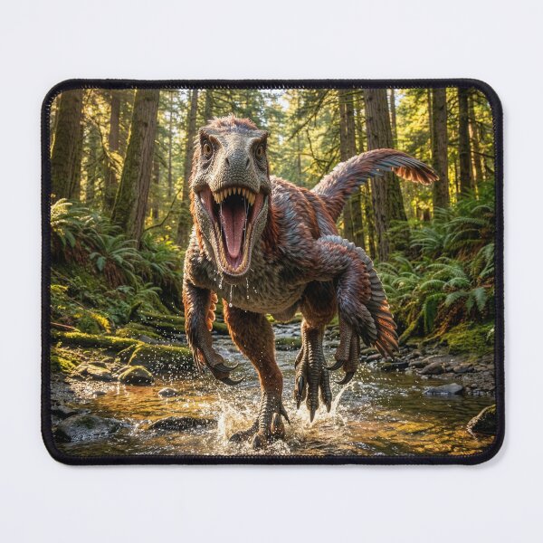 Item preview, Feathered Dinosaur: Charging Utahraptor designed and sold by Tridentulus.