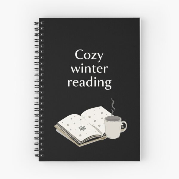 Item preview, Cozy winter reading, books lovers, Minimalist winter illustration designed and sold by YvkafromPoland.