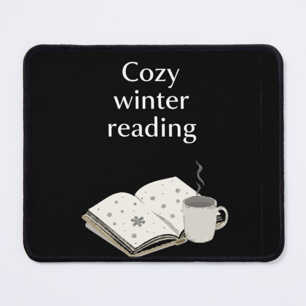 Item preview, Cozy winter reading, books lovers, Minimalist winter illustration designed and sold by YvkafromPoland.