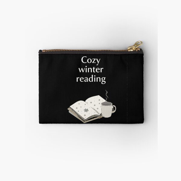 Item preview, Cozy winter reading, books lovers, Minimalist winter illustration designed and sold by YvkafromPoland.