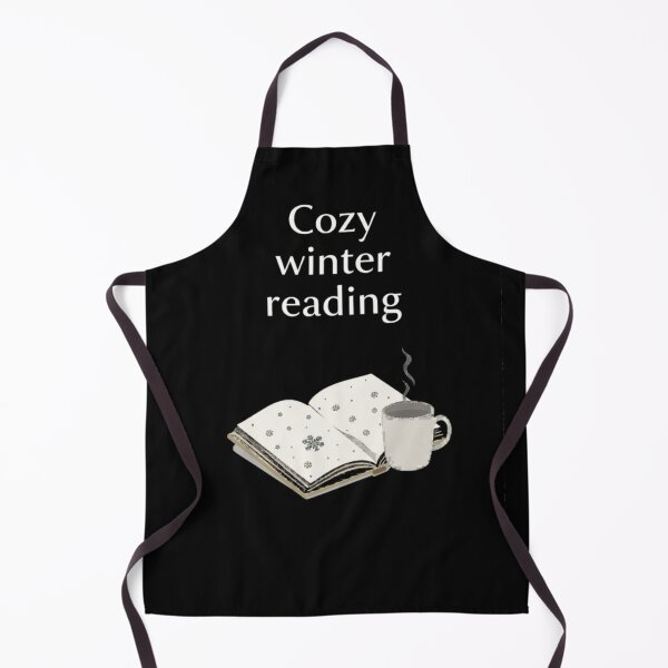 Item preview, Cozy winter reading, books lovers, Minimalist winter illustration designed and sold by YvkafromPoland.