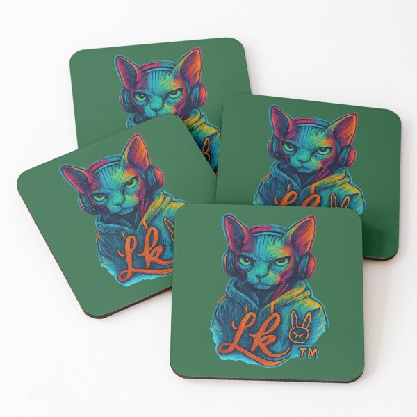 Item preview, Urban Sphynx Cat - LK Streetwear Mascot - Gato Urbano designed and sold by Urban-InkStudio.