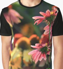 Colorful Coneflowers Graphic T-Shirt