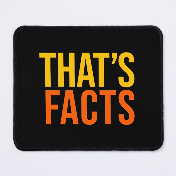 Item preview, That’s Facts, Yellow and Orange designed and sold by Memes N Lore .