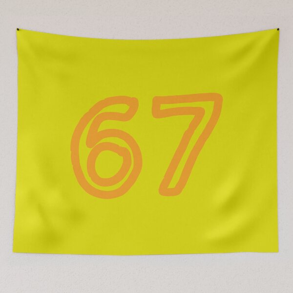 Item preview, Orange number 67 designed and sold by vibeno1.