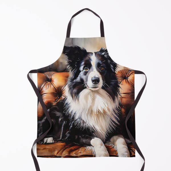Item preview, Border Collie on a leather sofa designed and sold by Mianku | Für das Leben.