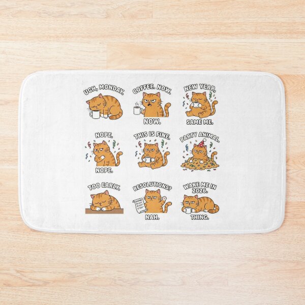 Item preview, Sarcastic Cat Funny Meme Sticker Pack for Cat Lover and Introvert designed and sold by chattsuede.