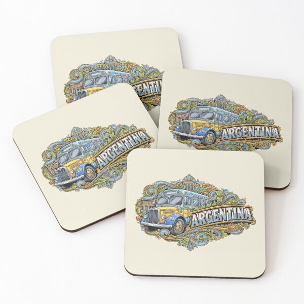 Item preview, Argentina Colectivo Bus Traditional Fileteado Art designed and sold by KiwiRider.