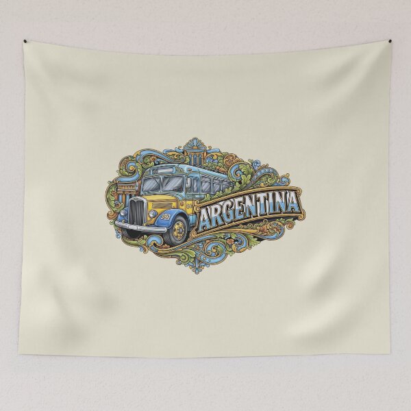 Item preview, Argentina Colectivo Bus Traditional Fileteado Art designed and sold by KiwiRider.