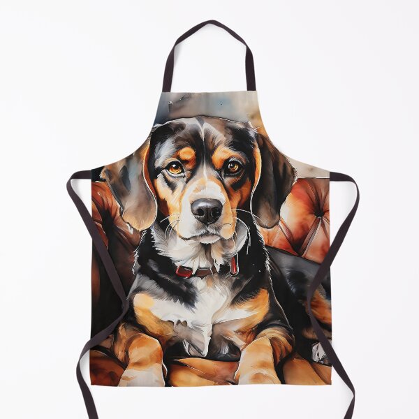 Item preview, Entlebucher Mountain Dog portrait on a leather couch designed and sold by Mianku | Für das Leben.