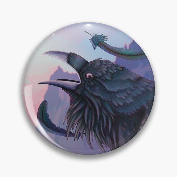Item preview, Common Raven designed and sold by leumasart.