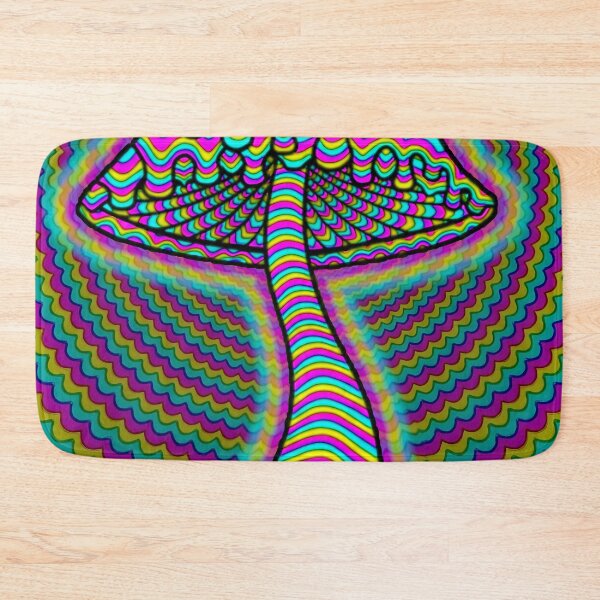 Item preview, Mushroom Optical Illusion Art designed and sold by Pablo Carlos Budassi.