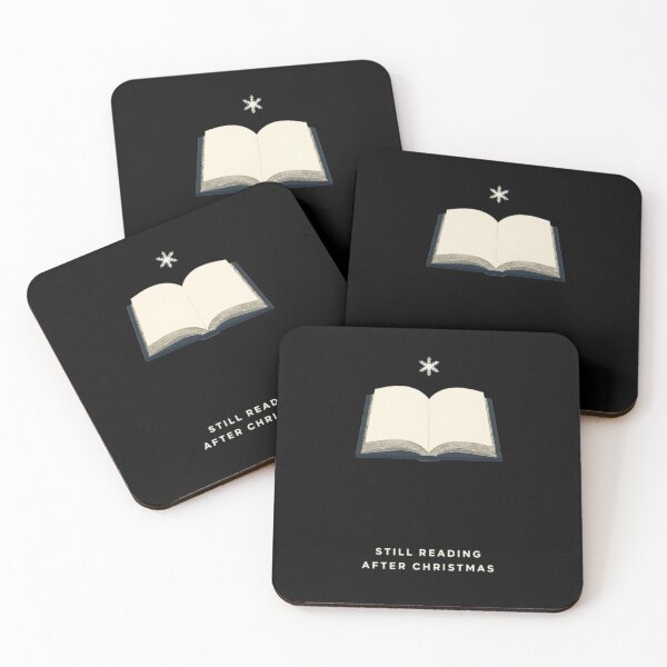 Item preview, Still reading after Christmas, book lover designed and sold by YvkafromPoland.