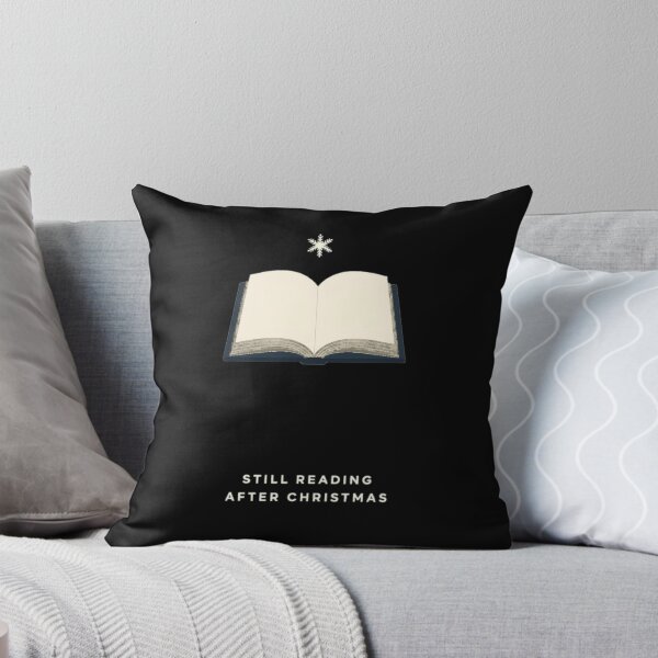 Item preview, Still reading after Christmas, book lover designed and sold by YvkafromPoland.