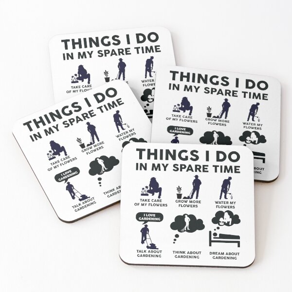 Item preview, Things I Do In My Spare Time Gardening Lover designed and sold by LounisArt.
