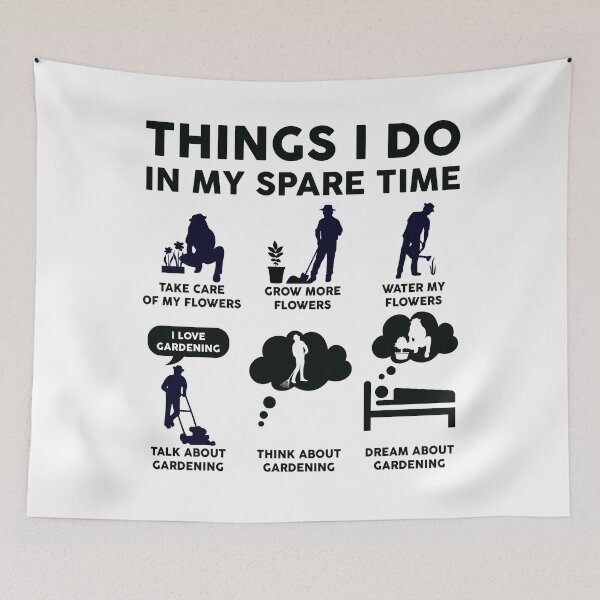 Item preview, Things I Do In My Spare Time Gardening Lover designed and sold by LounisArt.