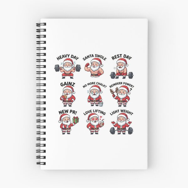 Item preview, Funny Weightlifting Santa Gainz Rest Day for Gymer designed and sold by chattsuede.