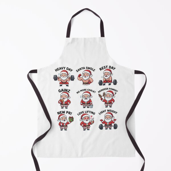 Item preview, Funny Weightlifting Santa Gainz Rest Day for Gymer designed and sold by chattsuede.
