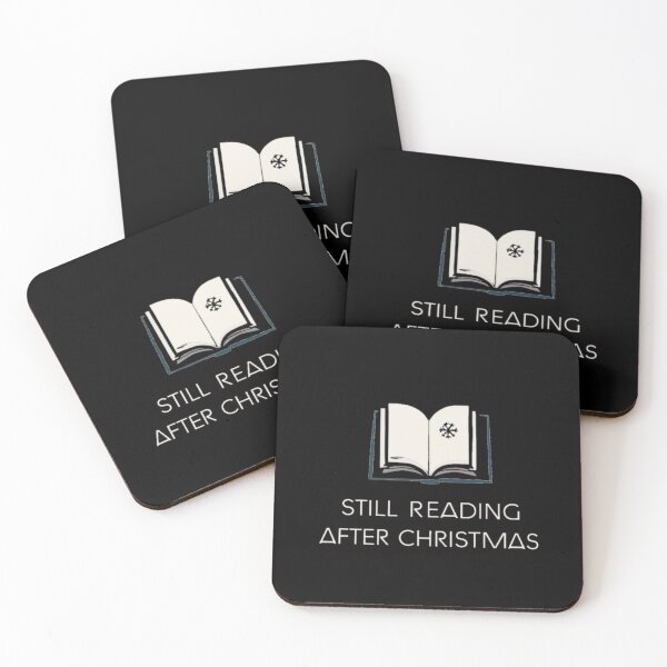 Item preview, Still reading after Christmas, book lover designed and sold by YvkafromPoland.