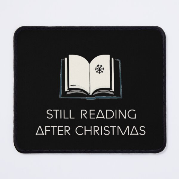 Item preview, Still reading after Christmas, book lover designed and sold by YvkafromPoland.