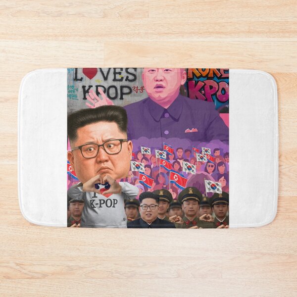 Item preview, #North Korea, #funny north Korea design, Kim Jong Korea loves Kpop the king leader supreme loves kpop designed and sold by The Far Far North.