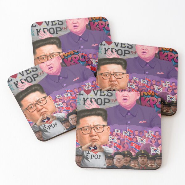 Item preview, #North Korea, #funny north Korea design, Kim Jong Korea loves Kpop the king leader supreme loves kpop designed and sold by The Far Far North.