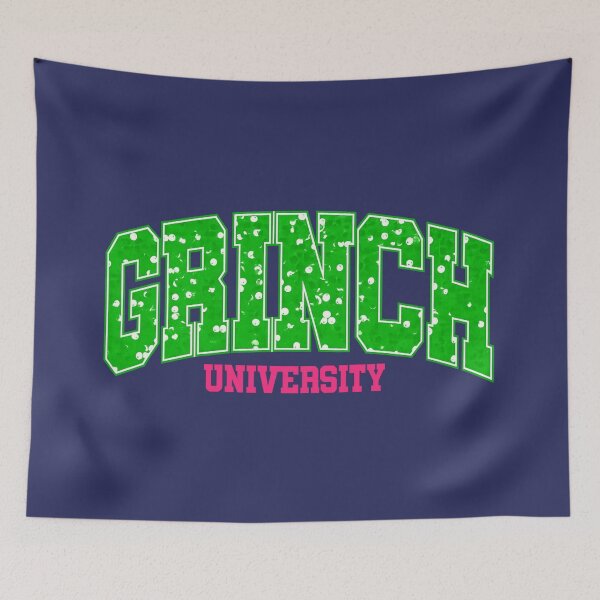 Item preview, Grinch University - Funny Christmas designed and sold by Vicky021.