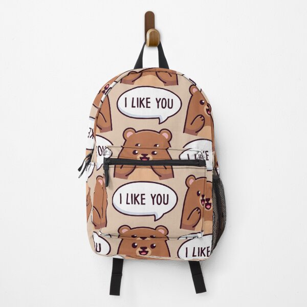 Item preview, I Like You Bear Design with Speech Bubble and Cute Cartoon Expression designed and sold by SplashTastic.