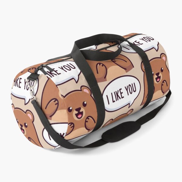 Item preview, I Like You Bear Design with Speech Bubble and Cute Cartoon Expression designed and sold by SplashTastic.