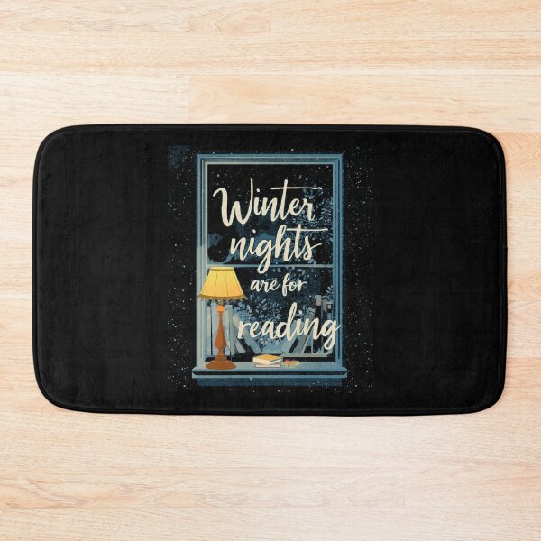 Item preview, Winter night are for reading, book lover designed and sold by YvkafromPoland.