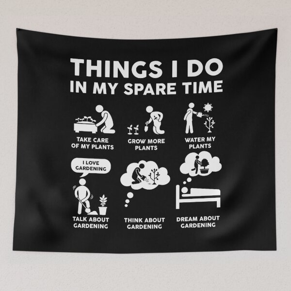 Item preview, Things I Do In My Spare Time Gardening - Planting designed and sold by LounisArt.