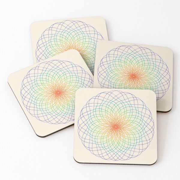 Item preview, Rainbow Spirograph Geometric Art designed and sold by Maverickystore.