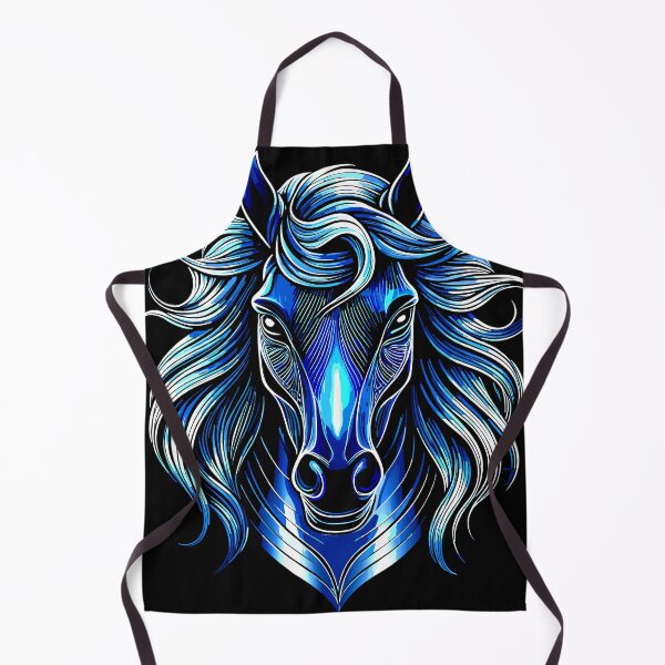 Item preview, Wild Mustang Head Illustration – Power & Freedom designed and sold by VikArtStudio.