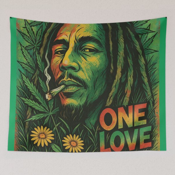 Item preview, Bob one love Marley designed and sold by Wildched Artistry.