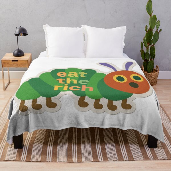 Item preview, Hungry Caterpillar “Eat The Rich” Sticker designed and sold by RGP Smart.
